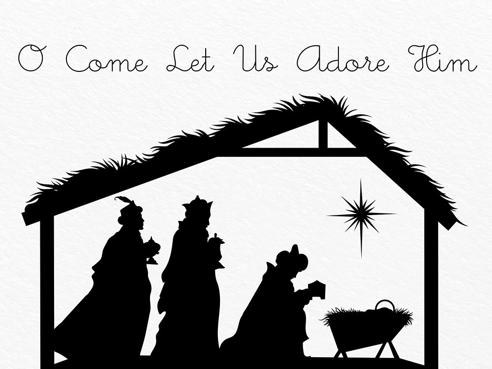O Come Let Us Adore Him art print by Kimberly Allen for $57.95 CAD