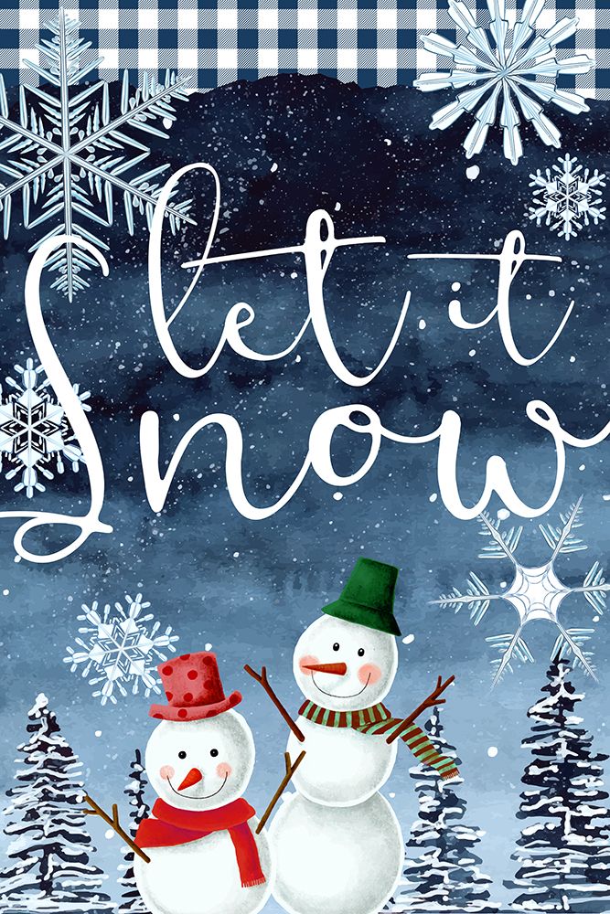 Let it Snow art print by Kimberly Allen for $57.95 CAD