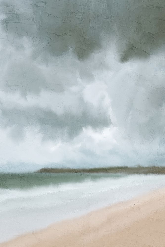 Stormy Beach art print by Kimberly Allen for $57.95 CAD