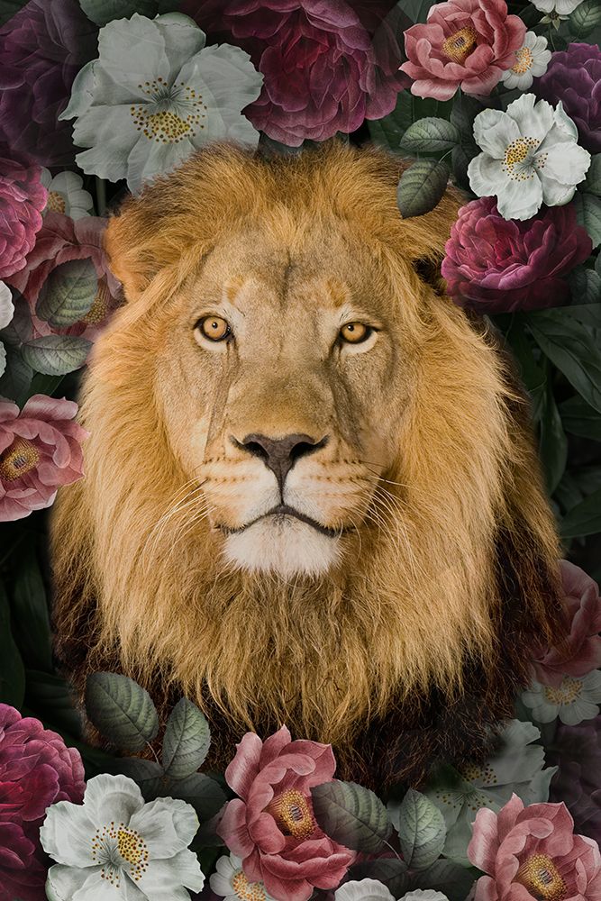 _Lush Garden Lion art print by Kimberly Allen for $57.95 CAD
