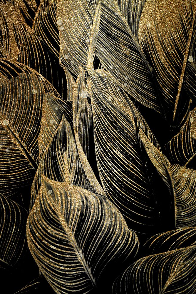 Midnight Palm Gold 1 art print by Kimberly Allen for $57.95 CAD