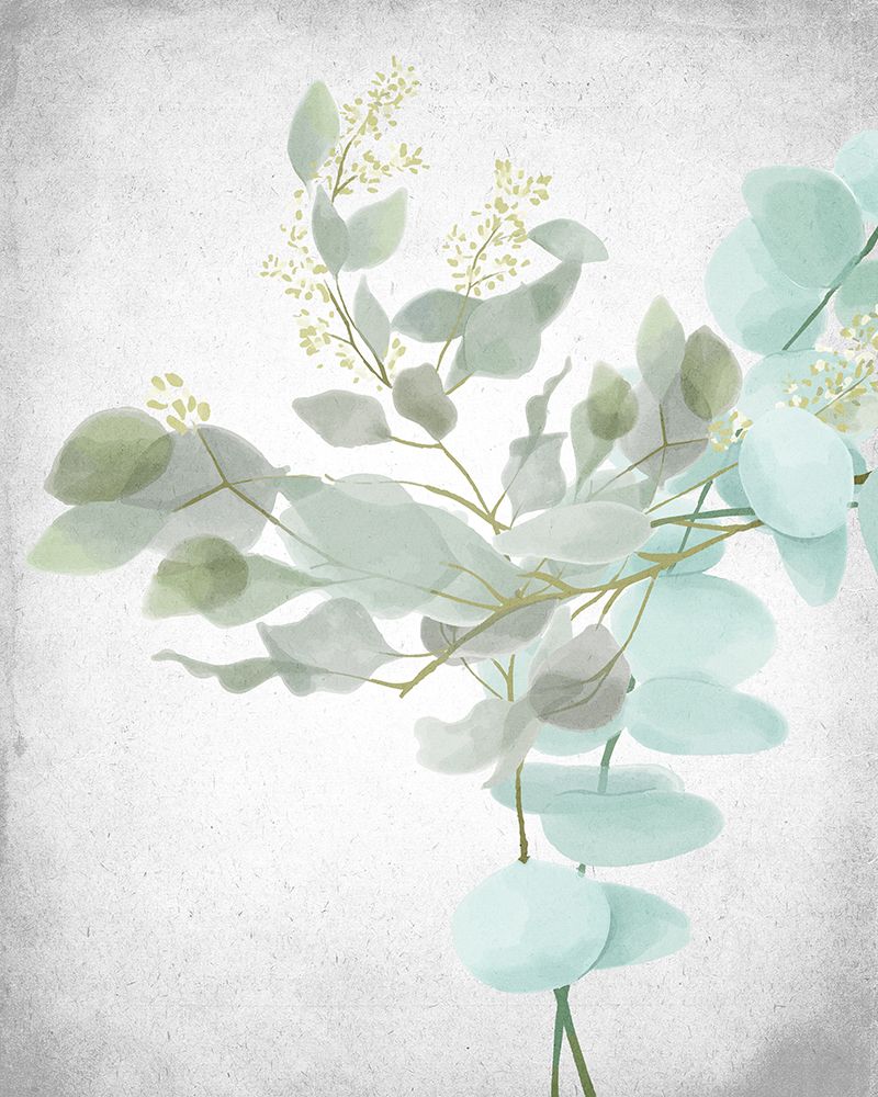 Eucalyptus and Leaves 1 art print by Kimberly Allen for $57.95 CAD