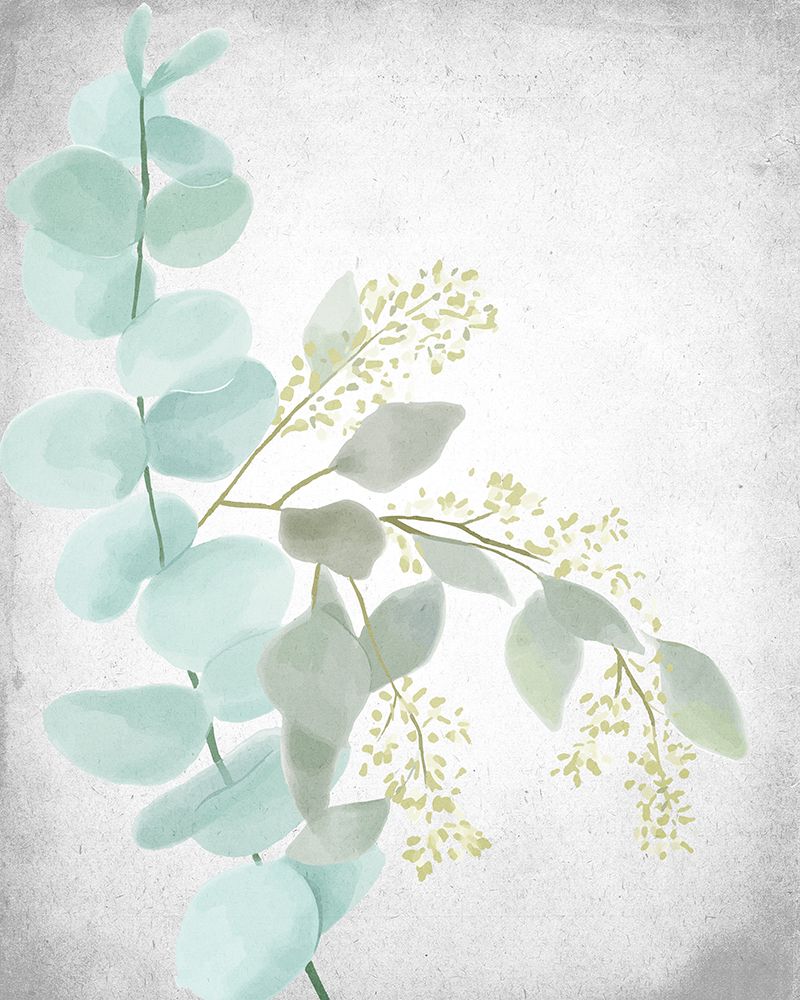 Eucalyptus and Leaves 2 art print by Kimberly Allen for $57.95 CAD