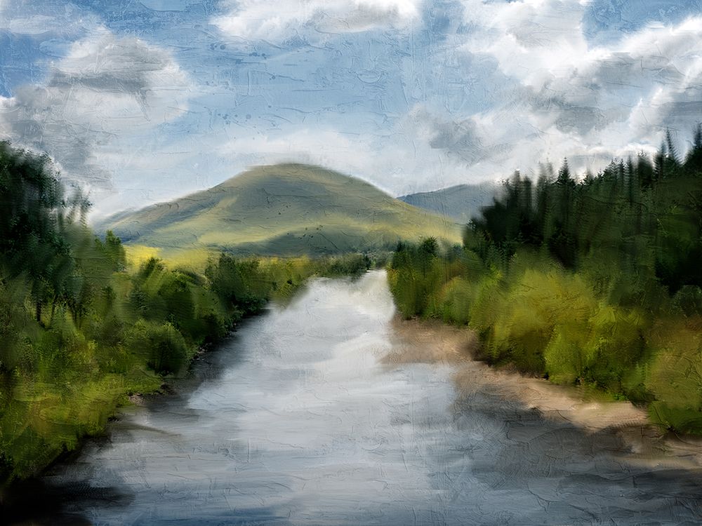 Up The River art print by Kimberly Allen for $57.95 CAD