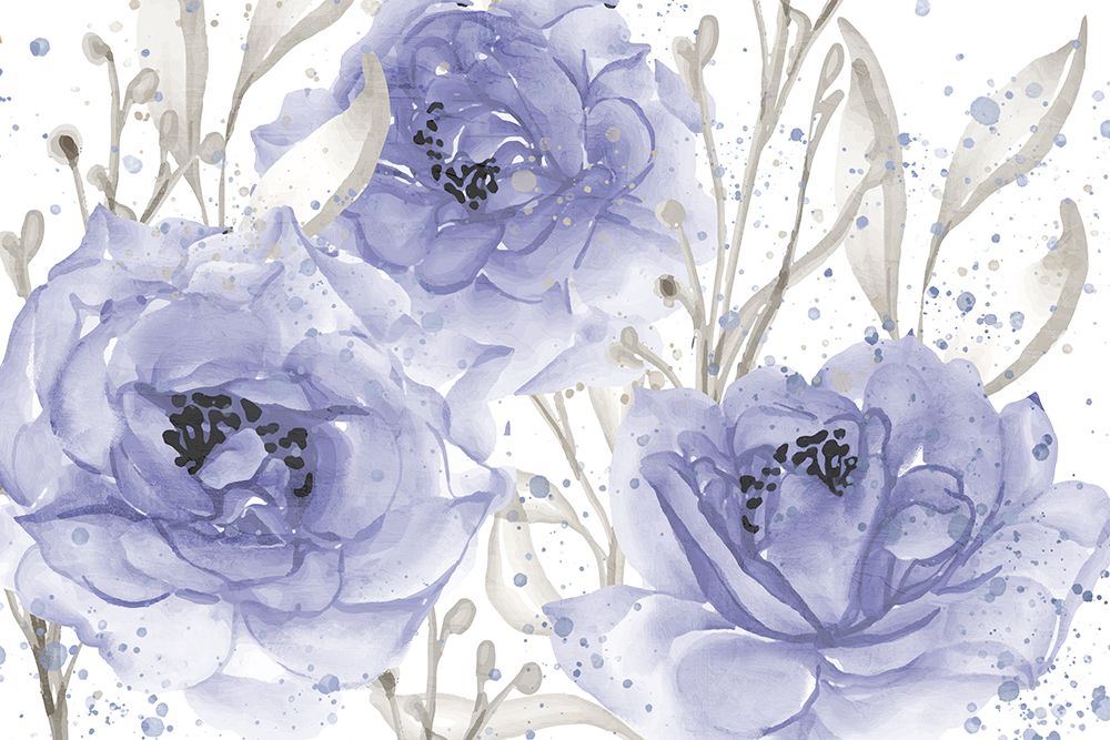 Very Peri Floral art print by Kimberly Allen for $57.95 CAD