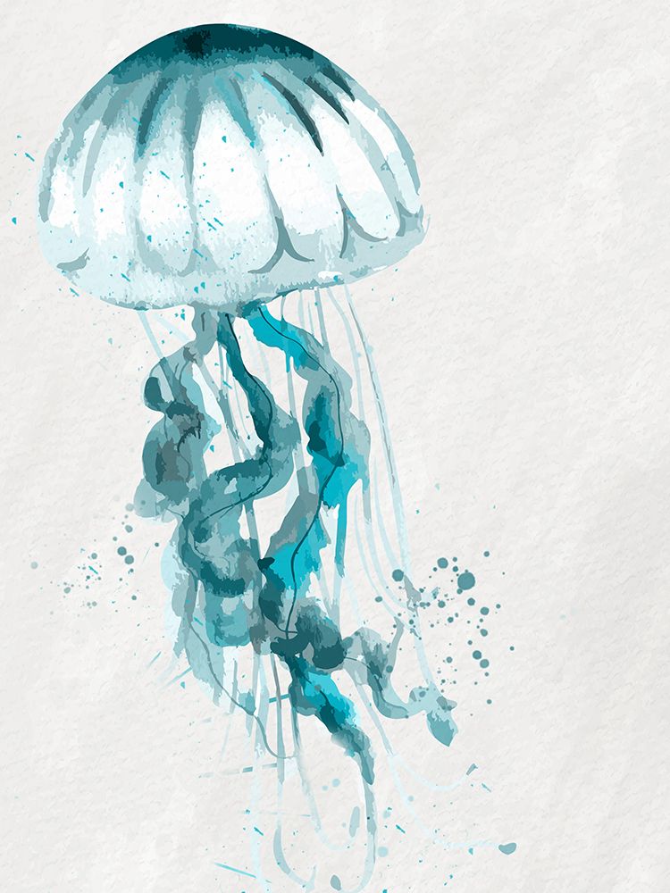 Jelly Jelly Teal 1 art print by Kimberly Allen for $57.95 CAD