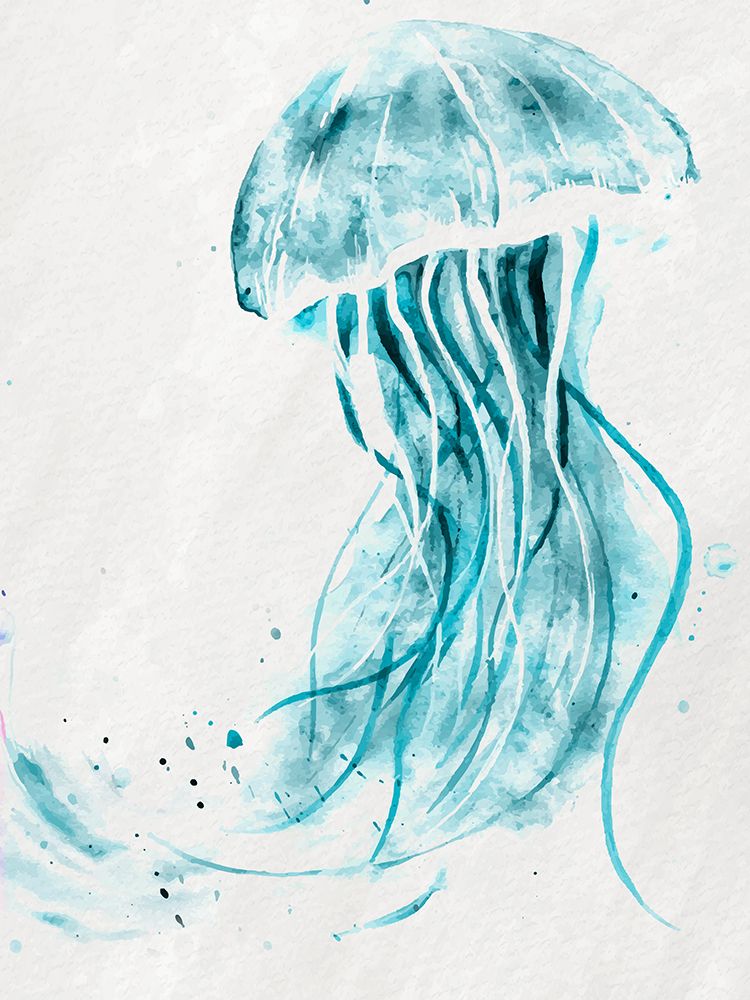 Jelly Jelly Teal 2 art print by Kimberly Allen for $57.95 CAD