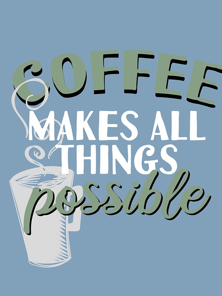 Coffee Coffee 2 art print by Kimberly Allen for $57.95 CAD