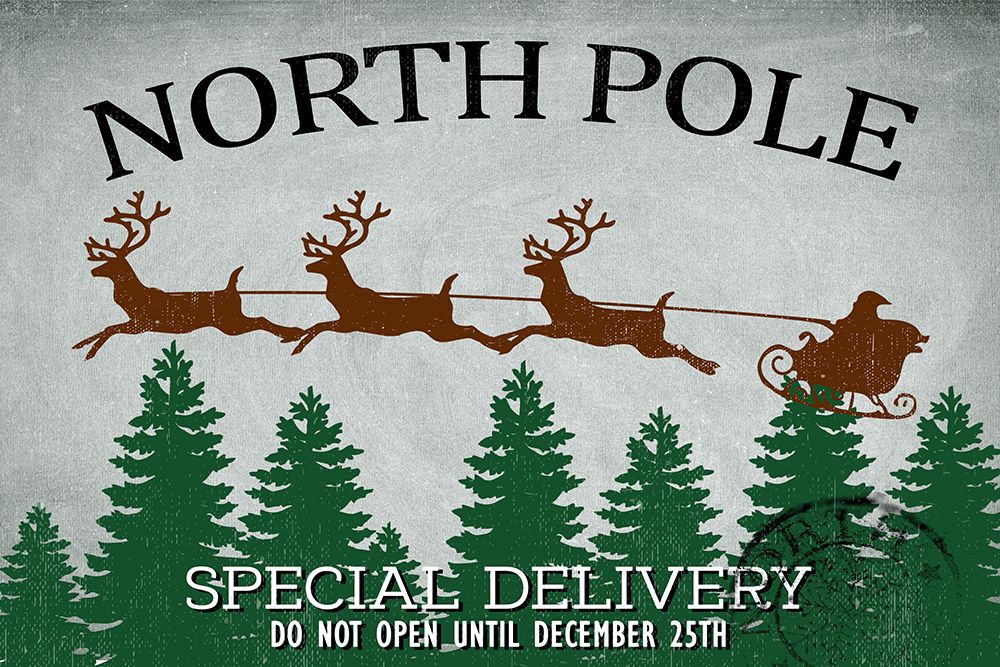 North Pole Delivery art print by Kimberly Allen for $57.95 CAD