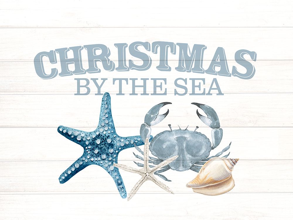 Christmas By The Sea art print by Kimberly Allen for $57.95 CAD