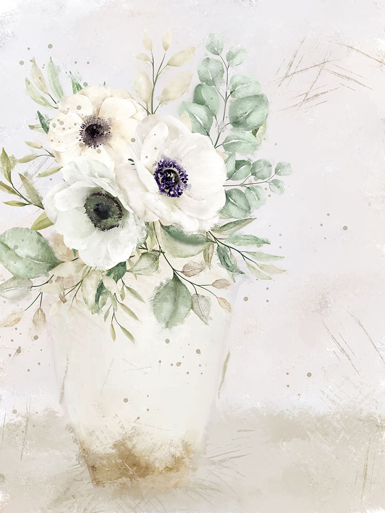 Vase of White art print by Kimberly Allen for $57.95 CAD