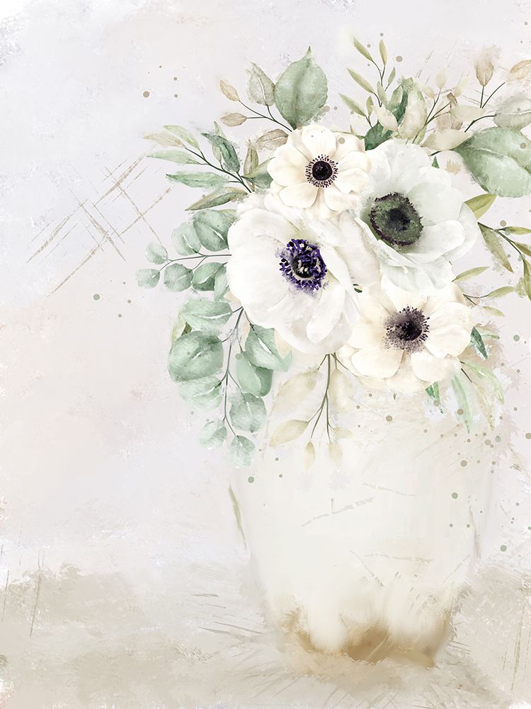 Vase of White 2 art print by Kimberly Allen for $57.95 CAD