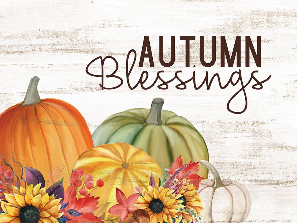 Autumn Blessings art print by Kimberly Allen for $57.95 CAD