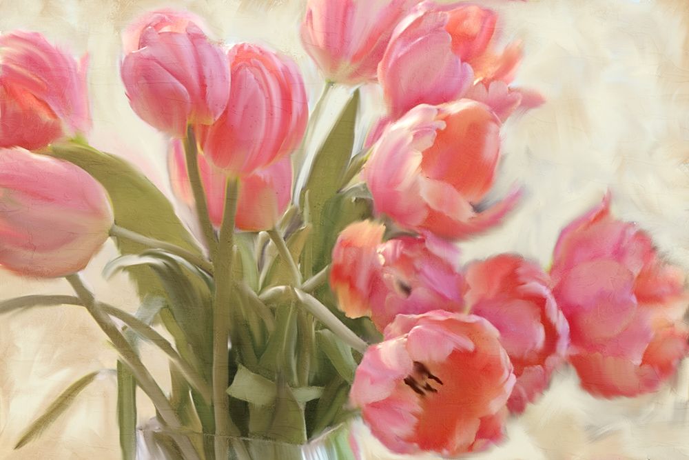 Vase of Tulips art print by Kimberly Allen for $57.95 CAD