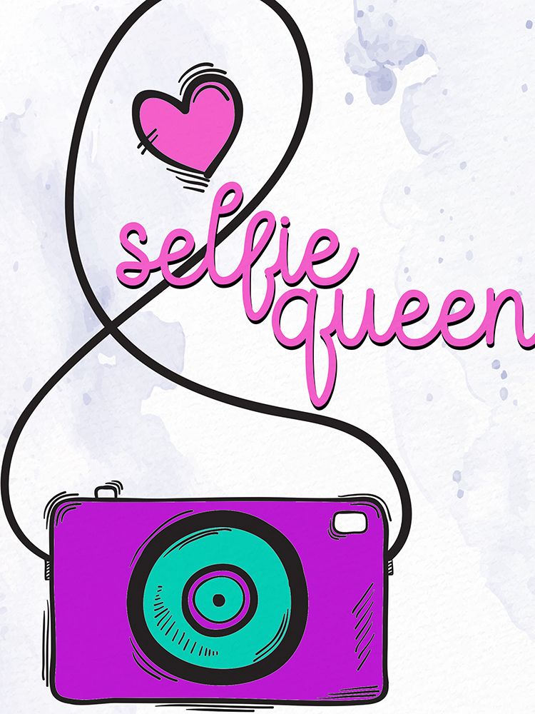 Selfie Queen art print by Kimberly Allen for $57.95 CAD