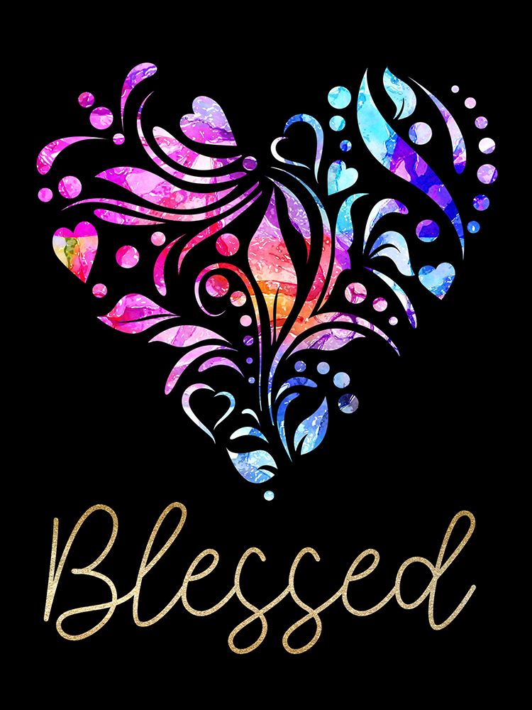 Blessed Colorful art print by Kimberly Allen for $57.95 CAD