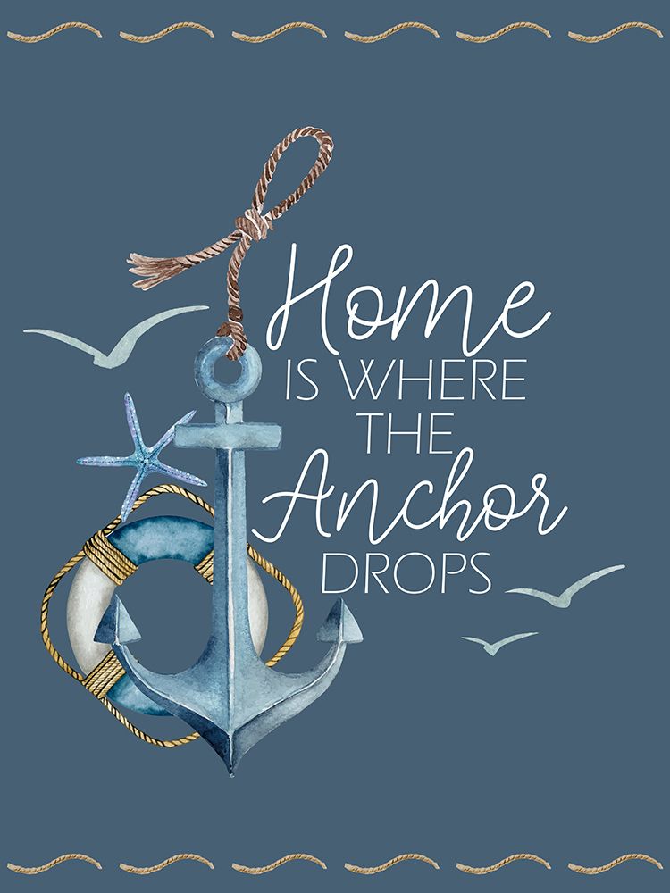Anchor Home art print by Kimberly Allen for $57.95 CAD
