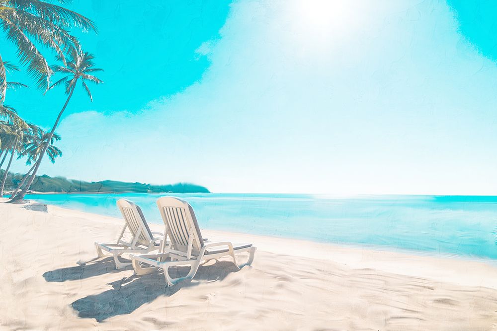 Beach Sitting art print by Kimberly Allen for $57.95 CAD