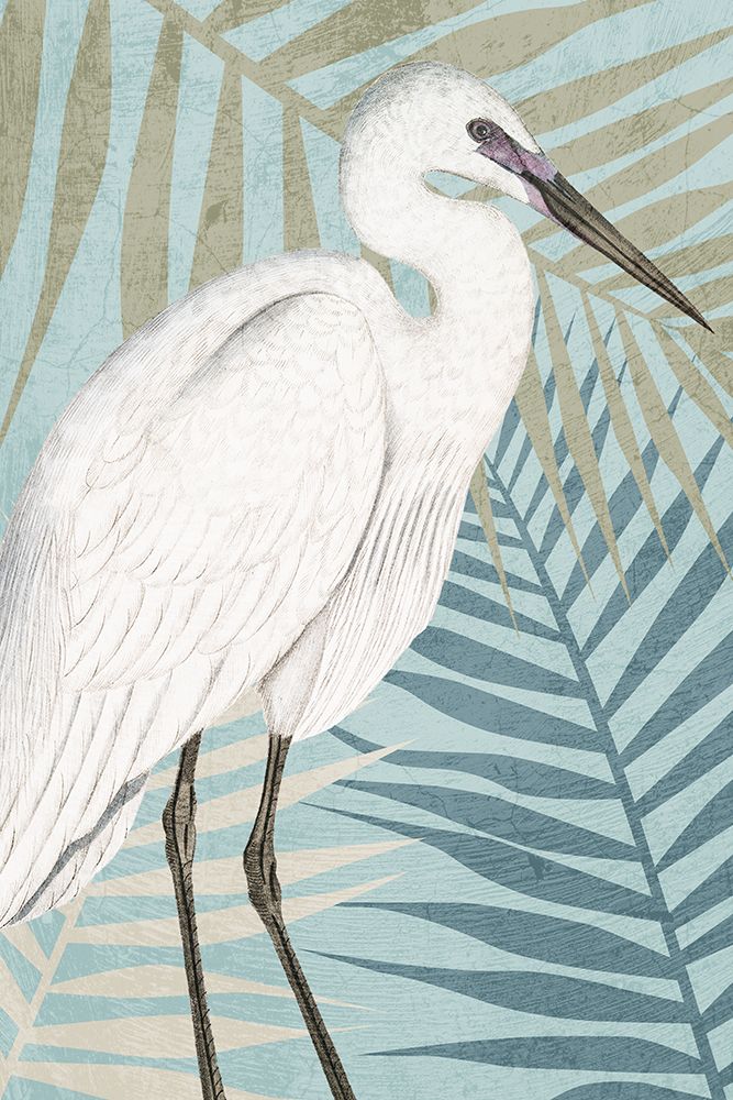 Beach Crane art print by Kimberly Allen for $57.95 CAD