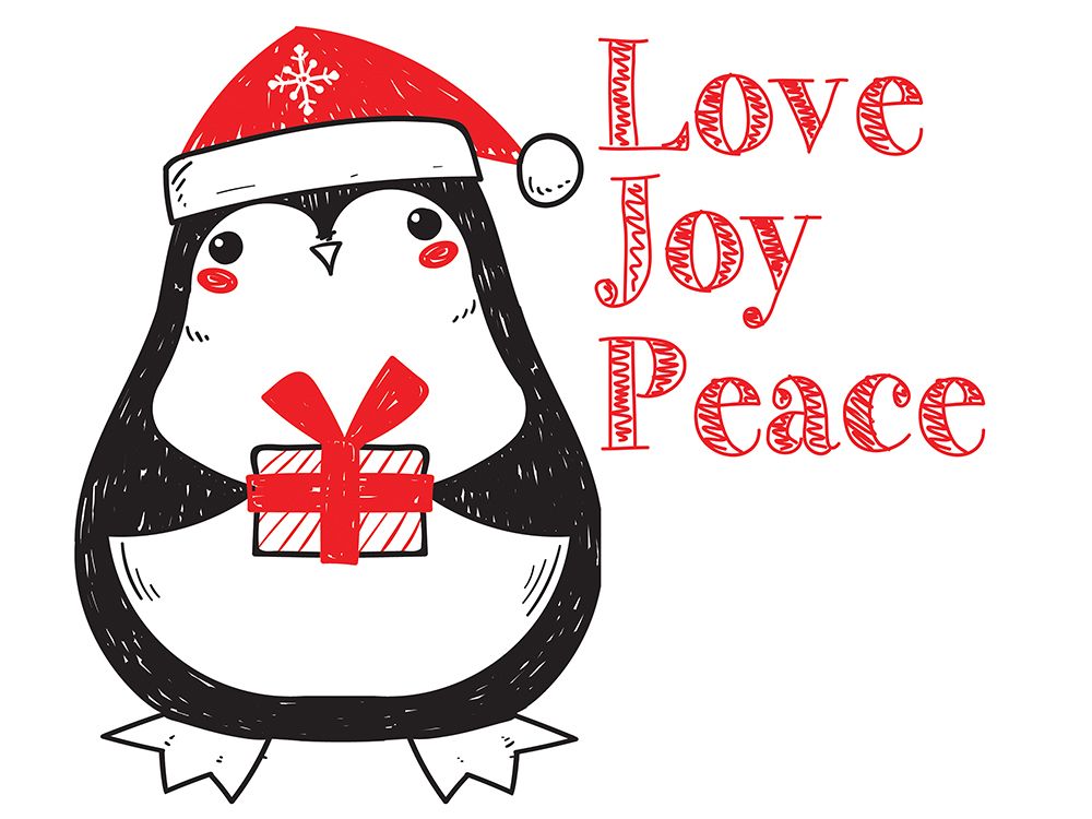 Penguin Christmas 3 art print by Kimberly Allen for $57.95 CAD