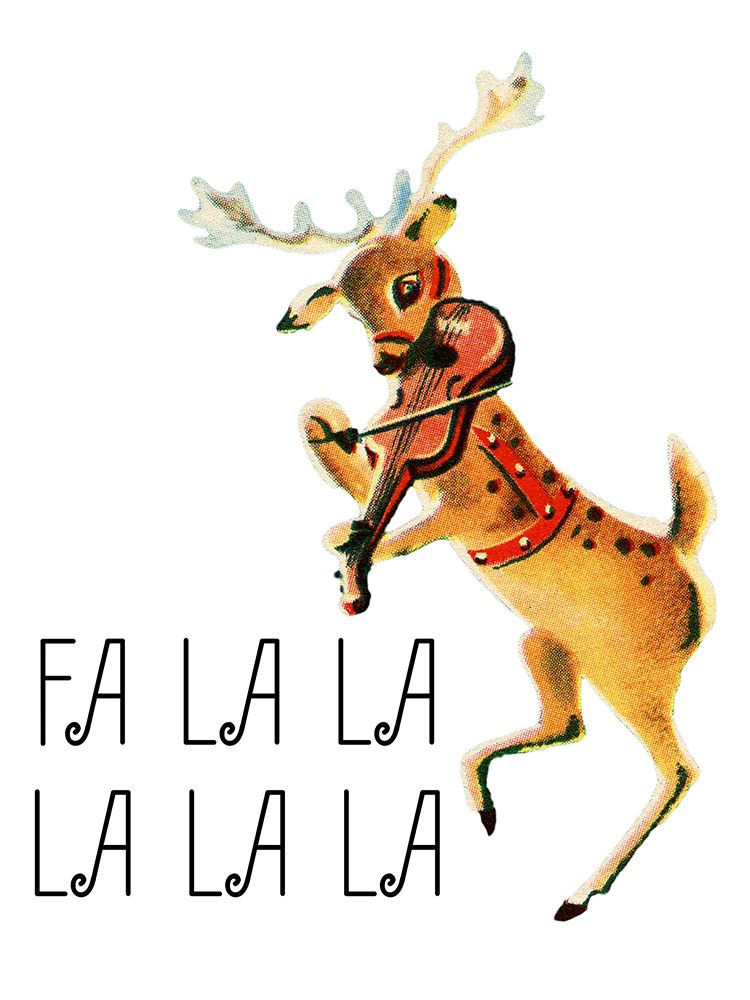 Reindeer Christmas 1 art print by Kimberly Allen for $57.95 CAD