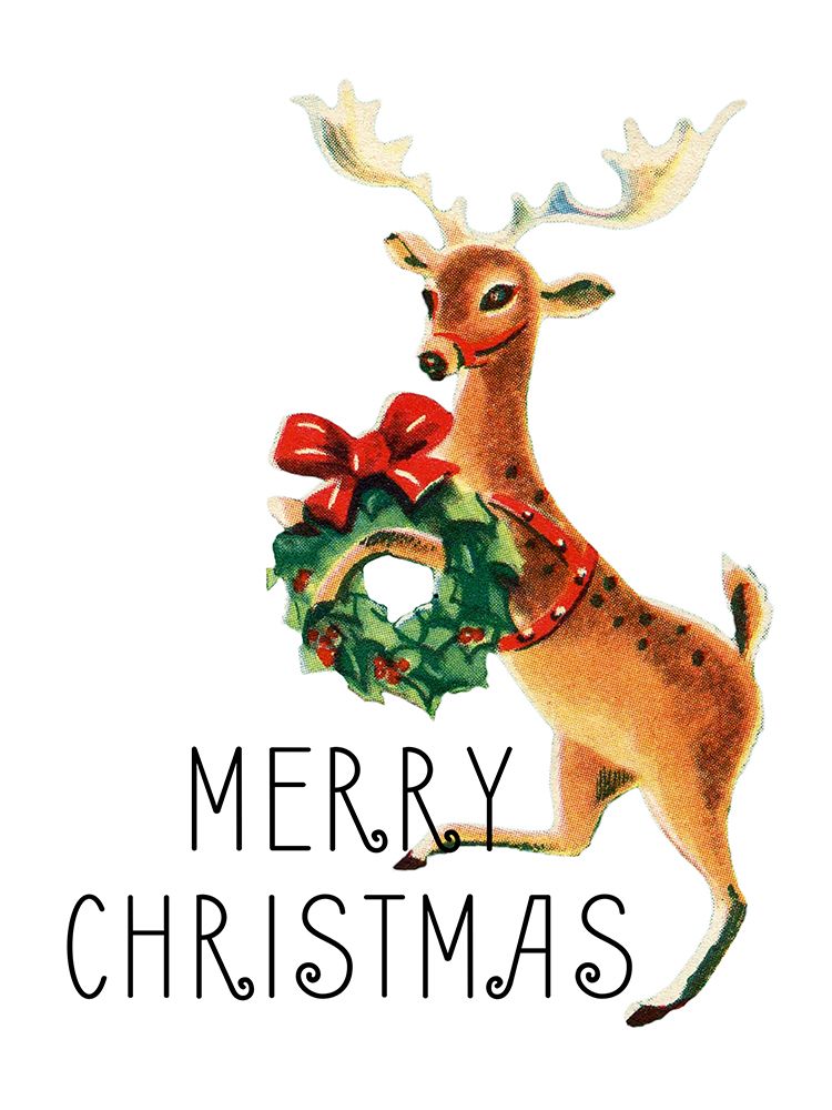 Reindeer Christmas 2 art print by Kimberly Allen for $57.95 CAD