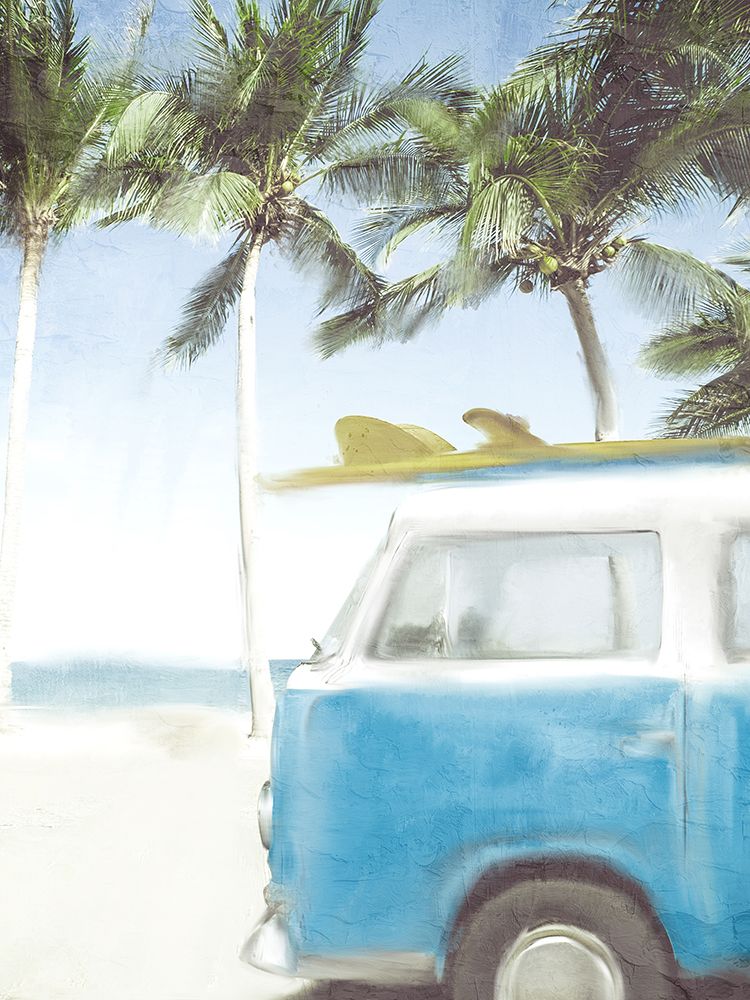 Beach Van art print by Kimberly Allen for $57.95 CAD