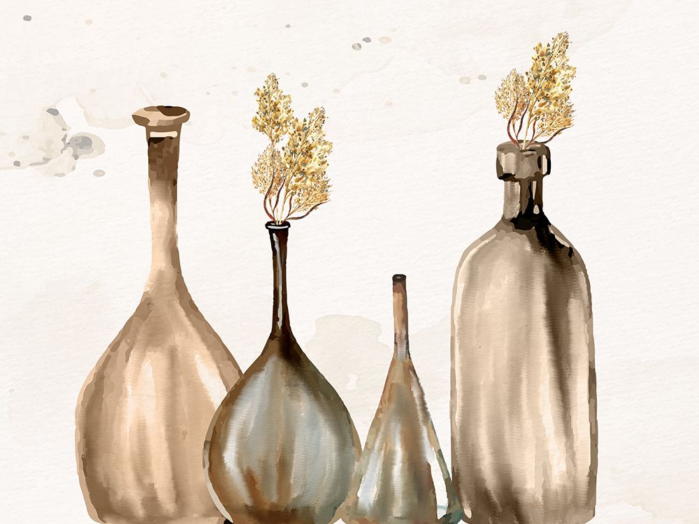 Pampass Grass Vase 3 art print by Kimberly Allen for $57.95 CAD