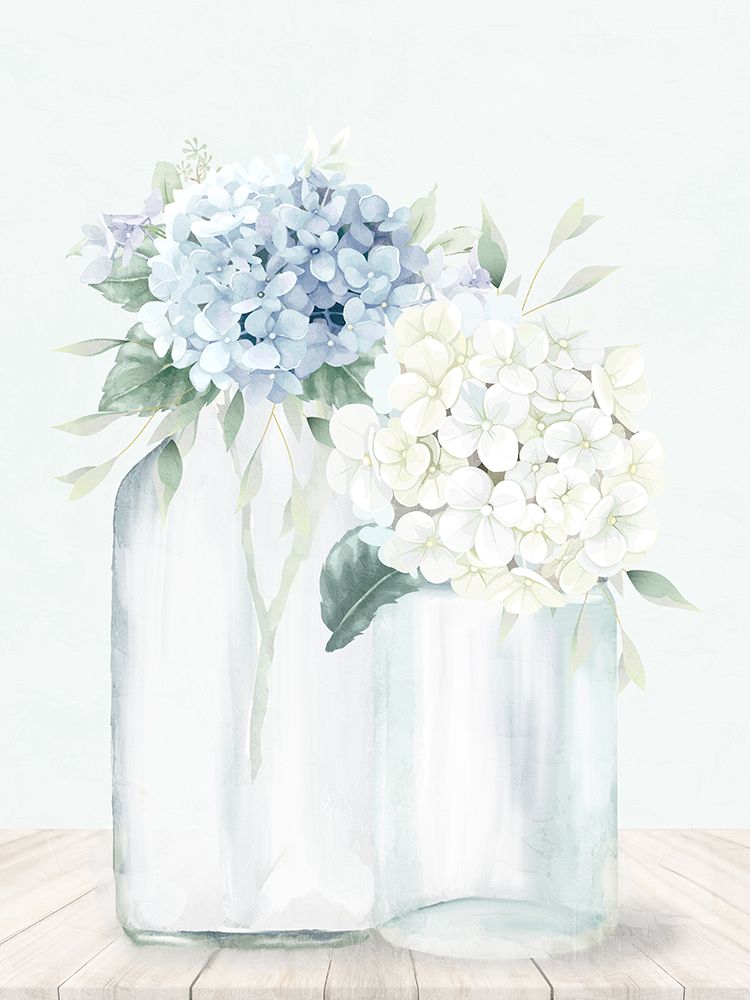 Hydrangeas 1 art print by Kimberly Allen for $57.95 CAD