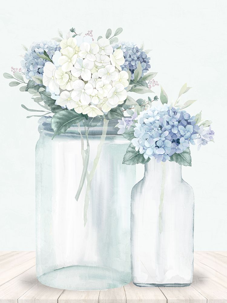Hydrangeas 2 art print by Kimberly Allen for $57.95 CAD
