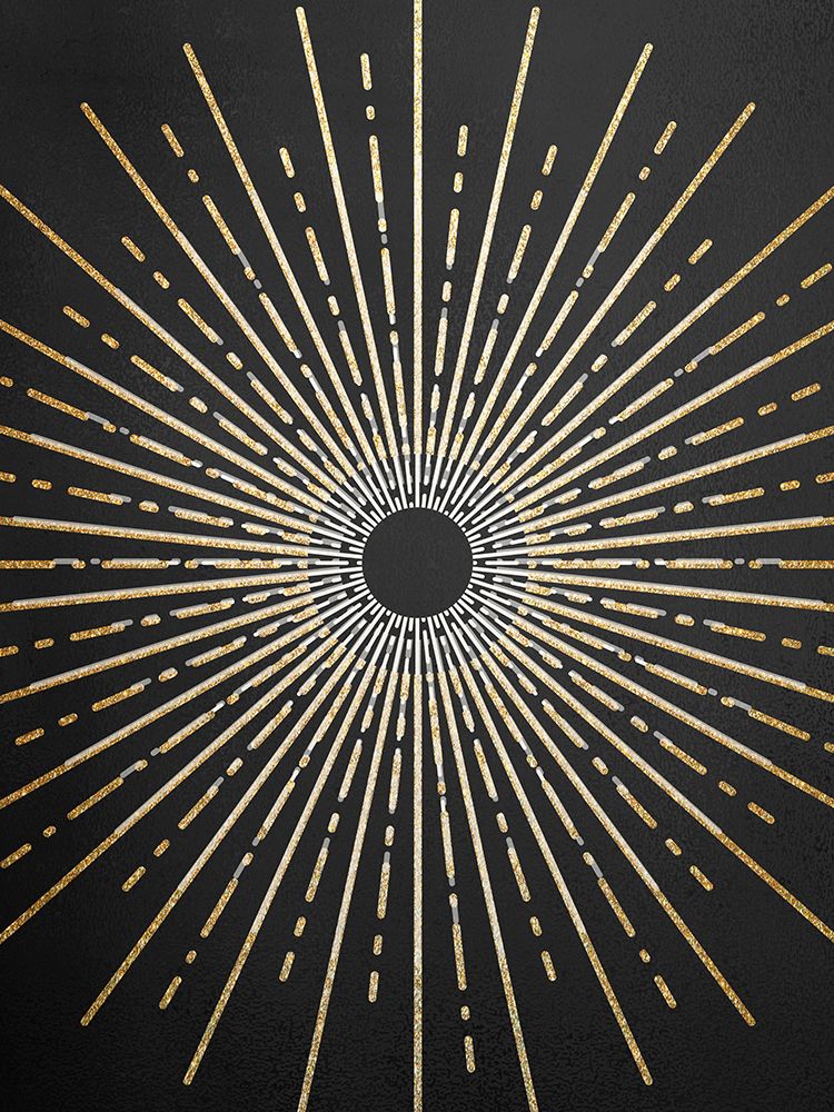 White Gold Burst art print by Kimberly Allen for $57.95 CAD