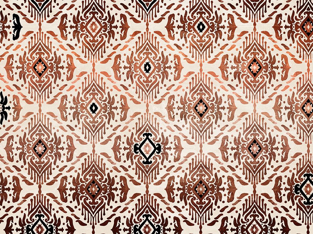 Ikat Rust 1 art print by Kimberly Allen for $57.95 CAD