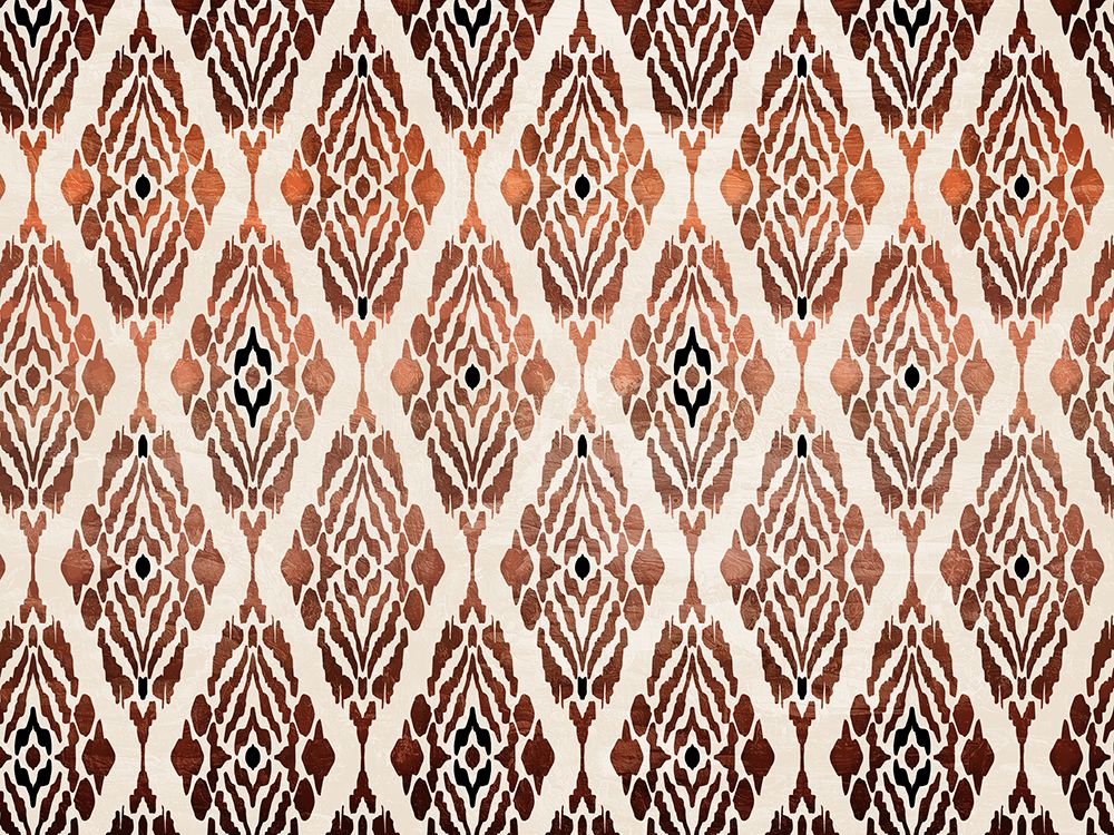 Ikat Rust 2 art print by Kimberly Allen for $57.95 CAD