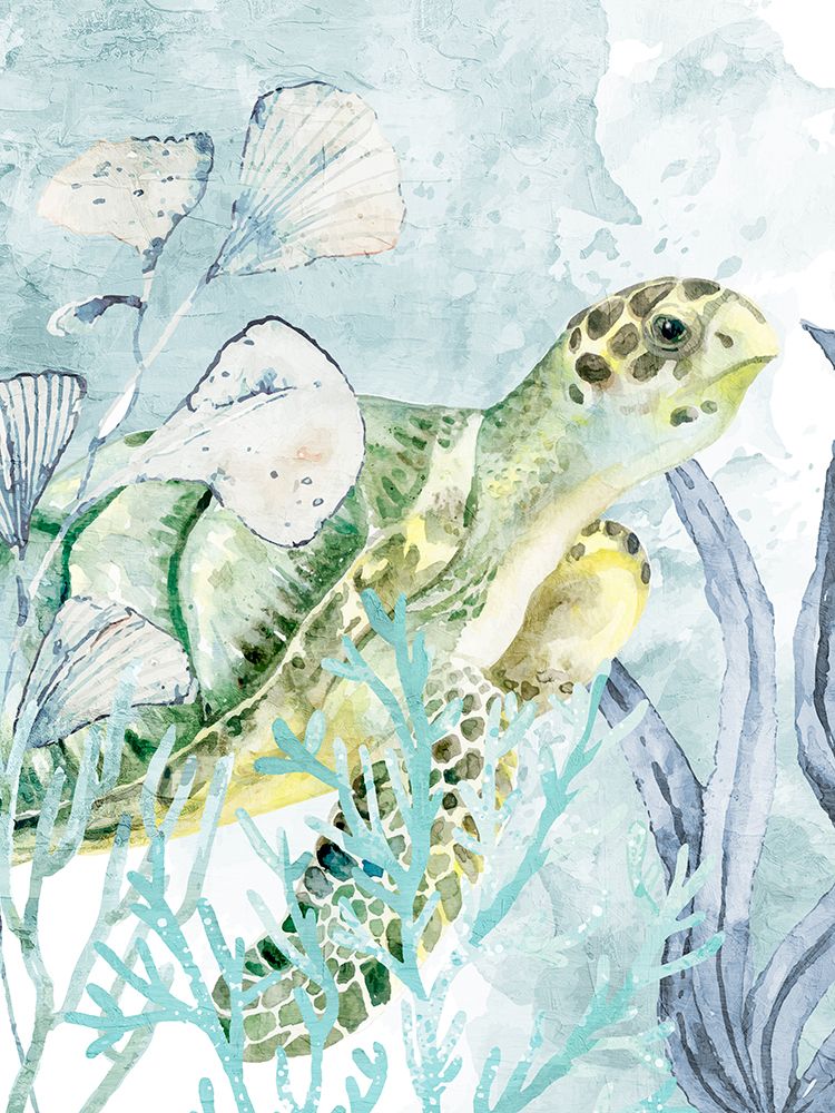 Sea Turtle art print by Kimberly Allen for $57.95 CAD