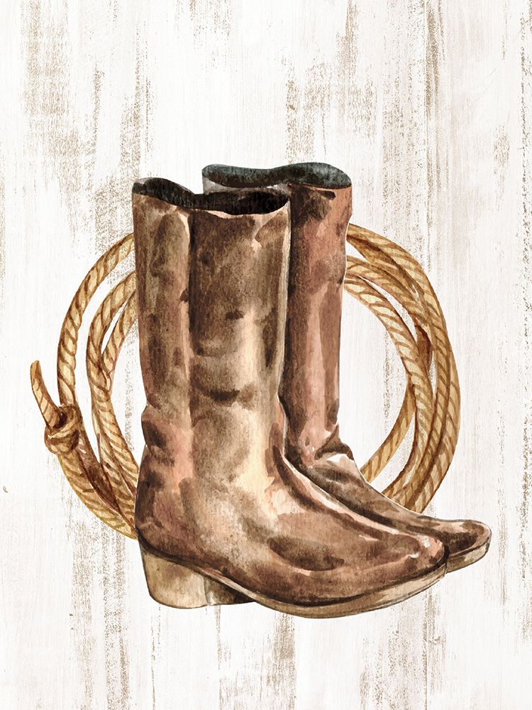 Boots And Rope art print by Kimberly Allen for $57.95 CAD