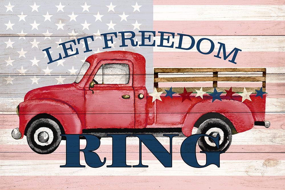 Let Freedom Ring art print by Kimberly Allen for $57.95 CAD