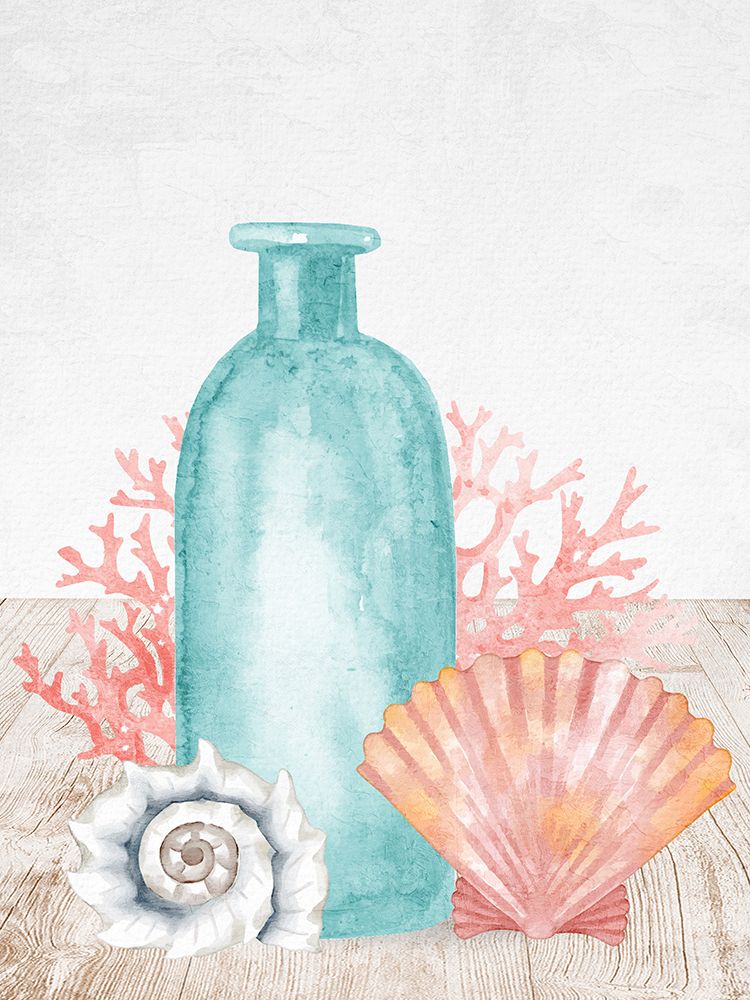 Sea Glass Shells 1 art print by Kimberly Allen for $57.95 CAD