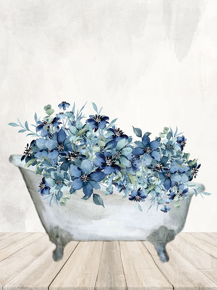 Blue Bath 1 art print by Kimberly Allen for $57.95 CAD