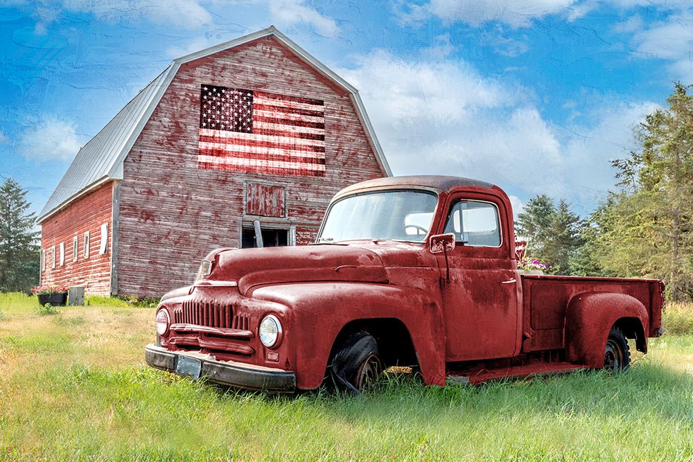 Olde Red art print by Kimberly Allen for $57.95 CAD