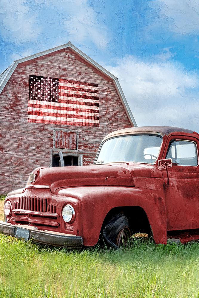 Olde Red 2 art print by Kimberly Allen for $57.95 CAD