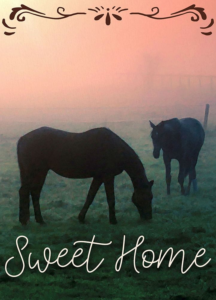 Sunrise Horses art print by Kimberly Allen for $57.95 CAD