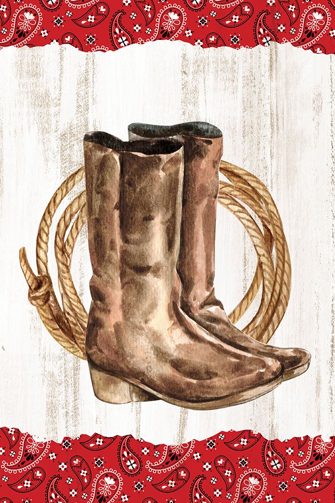 Boots Rope art print by Kimberly Allen for $57.95 CAD