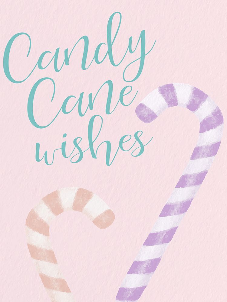 Candy Cane Wishes Pastel art print by Kimberly Allen for $57.95 CAD