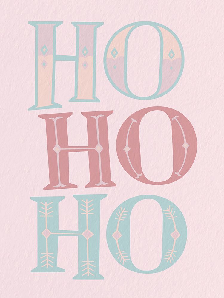 Ho Ho Ho Pastel art print by Kimberly Allen for $57.95 CAD