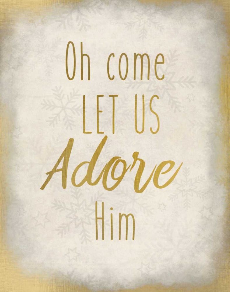 Oh Come Let Us art print by Kimberly Allen for $57.95 CAD