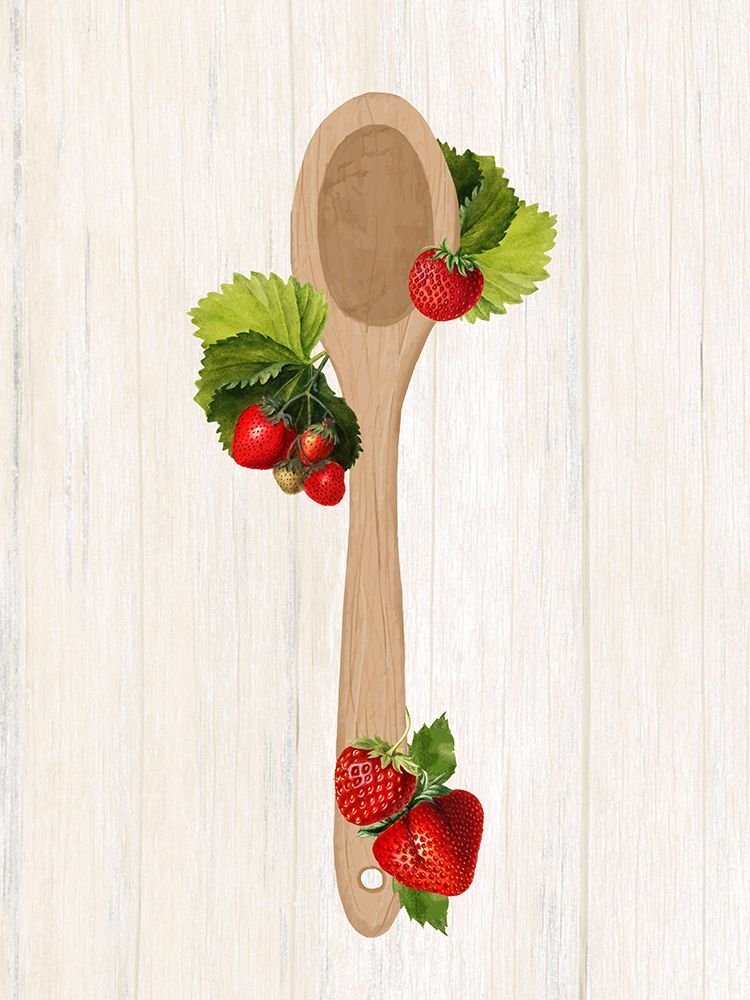 Strawberry Kitchen 1 art print by Kimberly Allen for $57.95 CAD