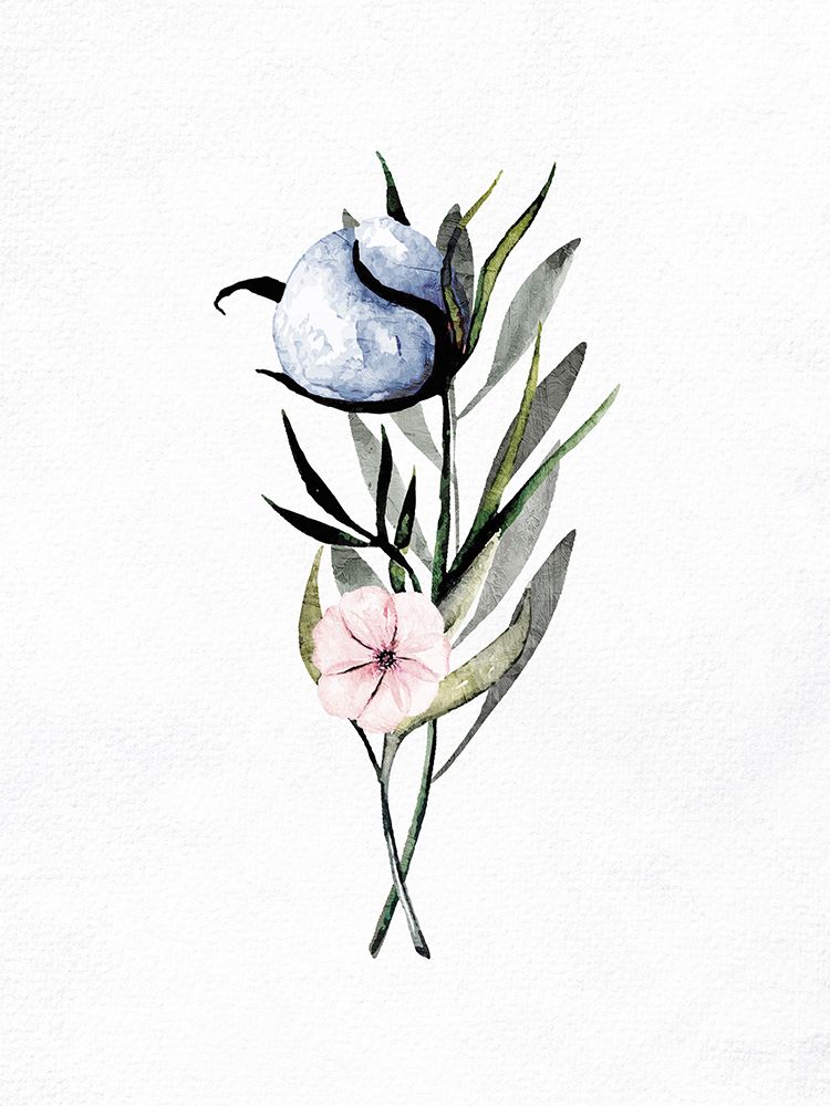 Watercolor Stems 1 art print by Kimberly Allen for $57.95 CAD