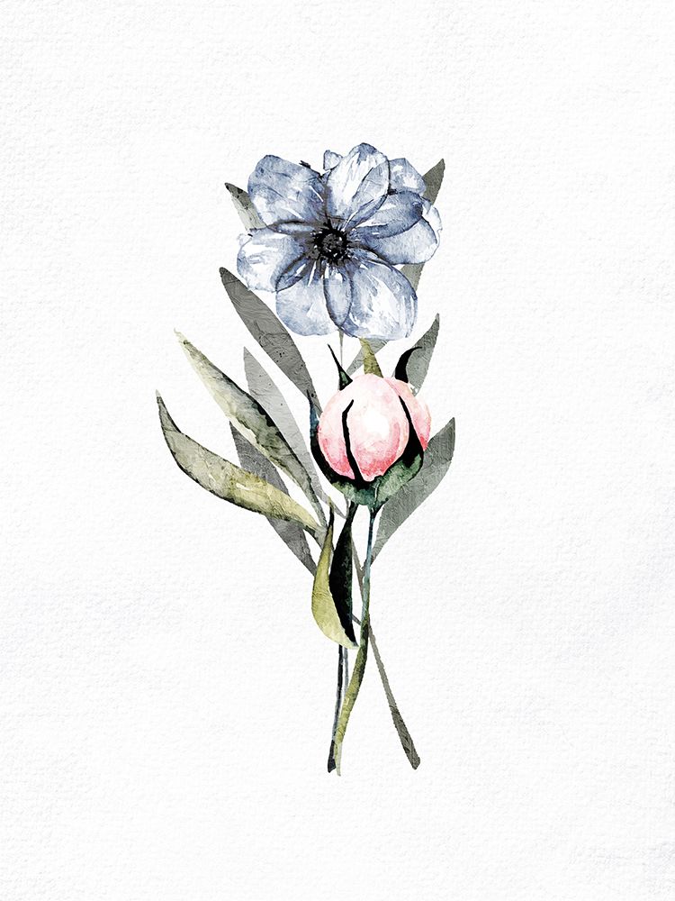 Watercolor Stems 2 art print by Kimberly Allen for $57.95 CAD