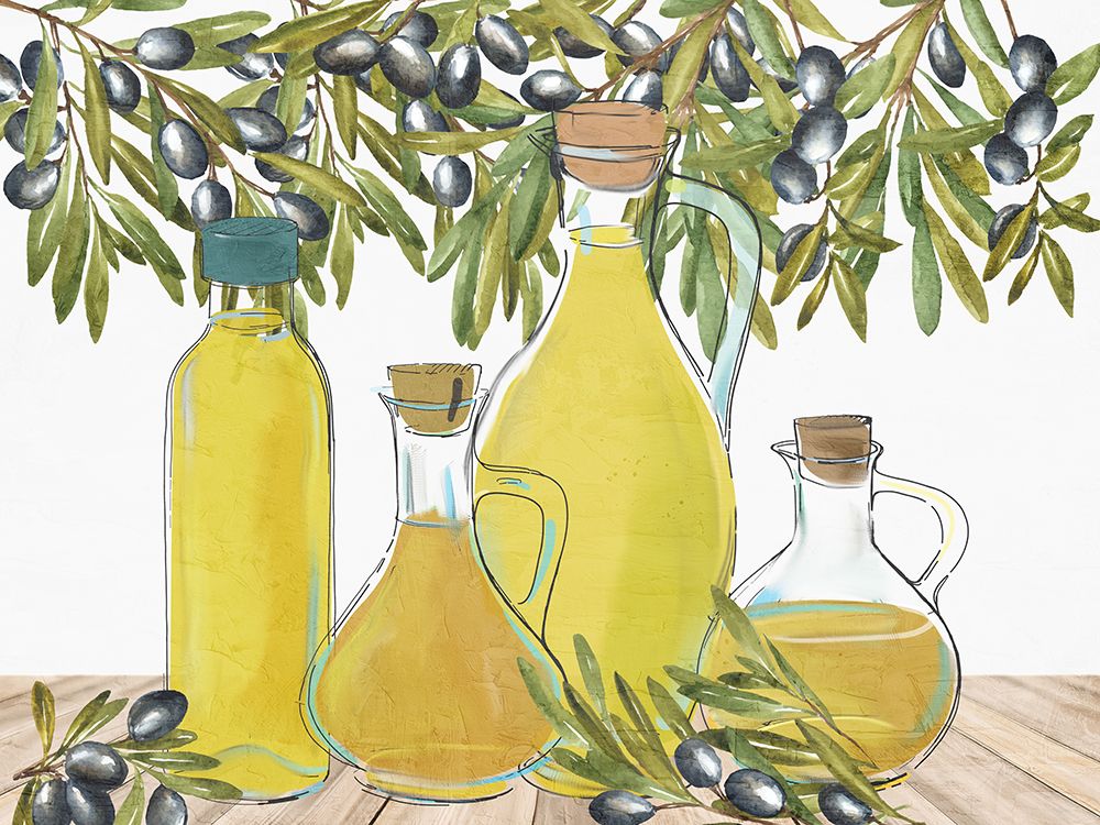 Olive Oils 3 art print by Kimberly Allen for $57.95 CAD