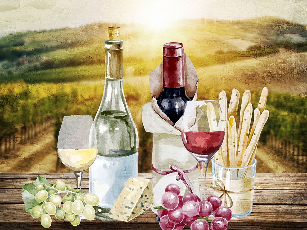 Vineyard View 4 art print by Kimberly Allen for $57.95 CAD